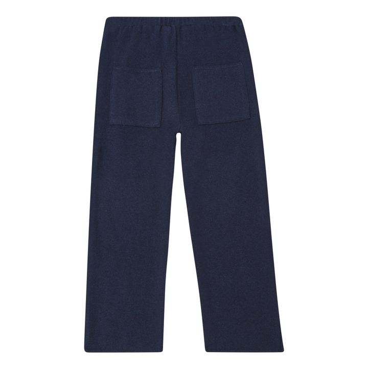 Pantalones de punto con bolsillos | Azul Marino- Imagen del producto n°1
