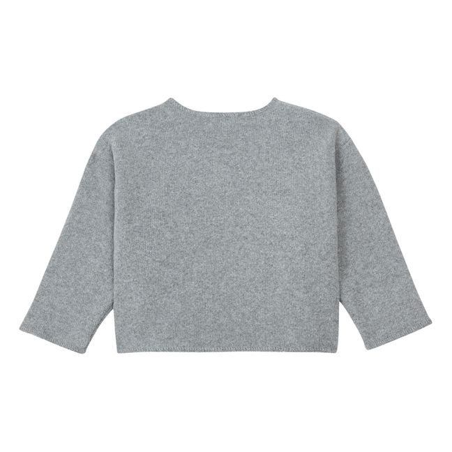 Knitted wrap | Heather grey