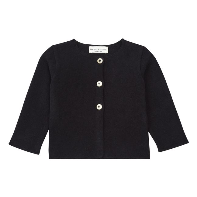 Cardigan Maille Boutonné | Noir