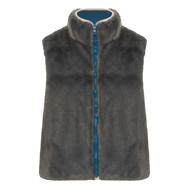 Hansel Reversible Sleeveless Jacket - Women's Collection | Turquoise