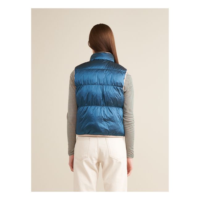 Chaqueta sin mangas reversible Hansel - Colección Mujer | Azul Turquesa