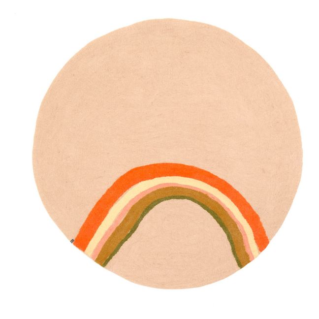 Tapis Indreni en feutre | Nude
