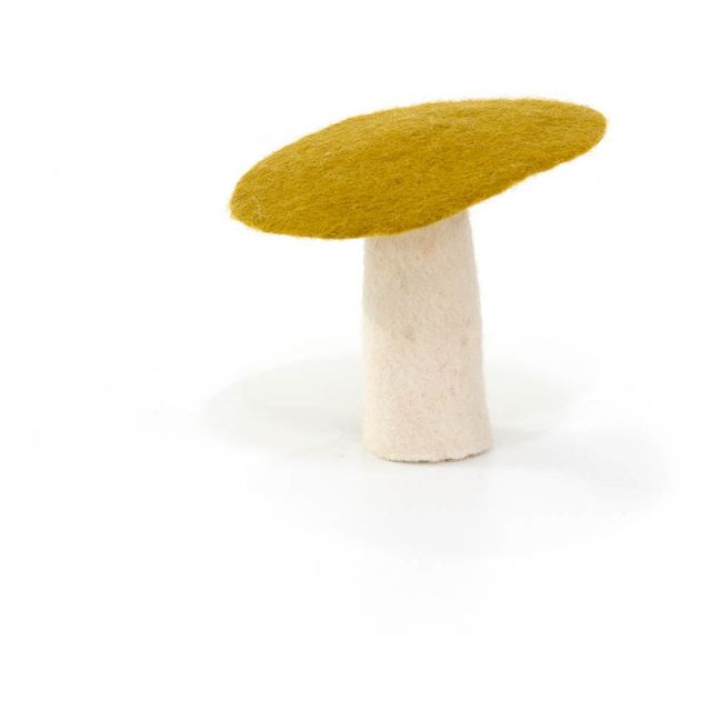 Fungo decorativo in feltro | Verde pistacchio