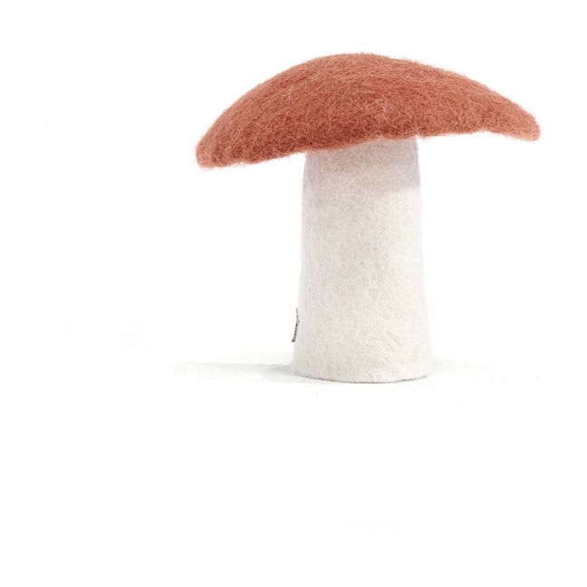 Decorative felt mushroom | Coral