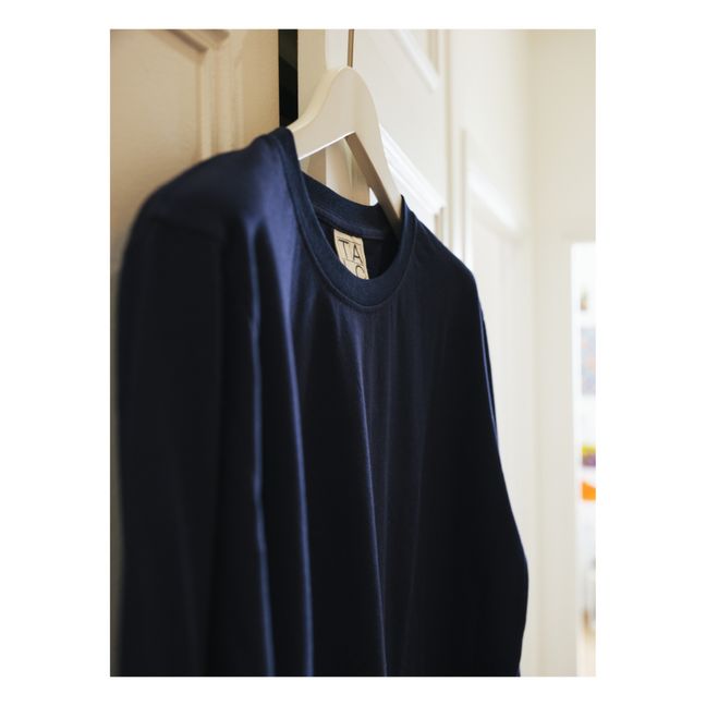Camiseta de manga larga Sagace | Azul Marino