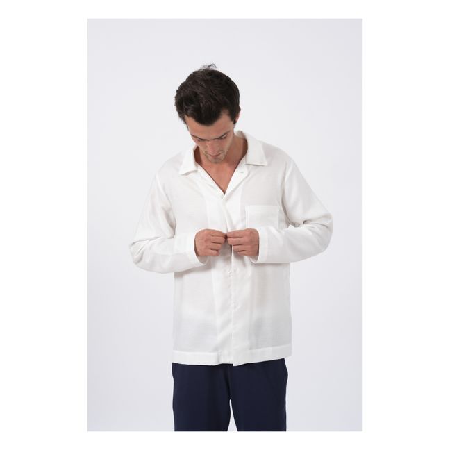 Camicia pigiama Aragon | Avorio