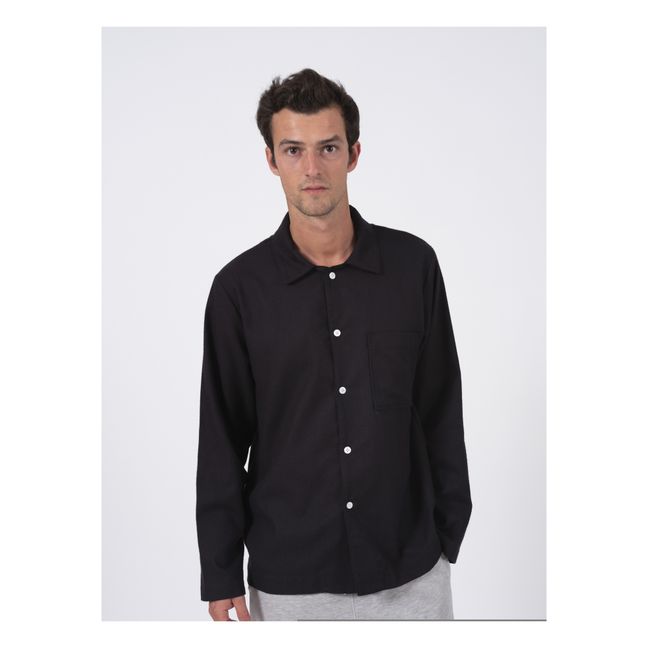 Camicia pigiama Aragon | Nero