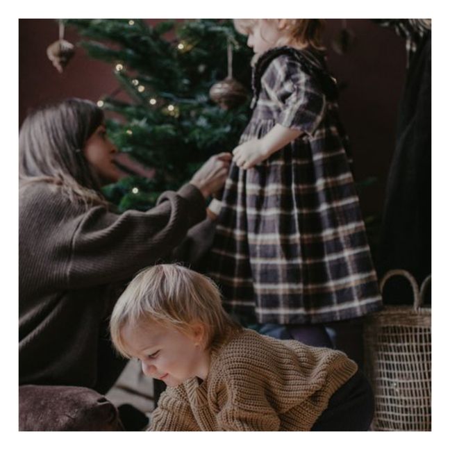 Robe Tartan | Chocolat
