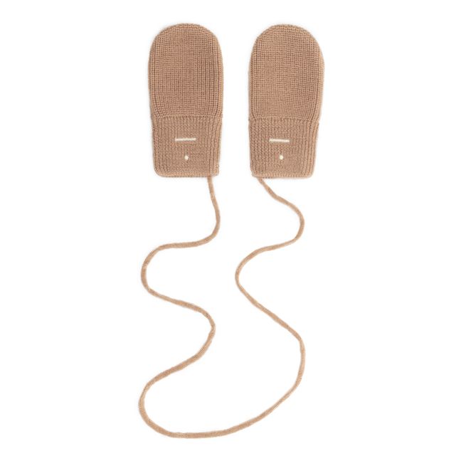 Moufles en Maille Bébé | Camel
