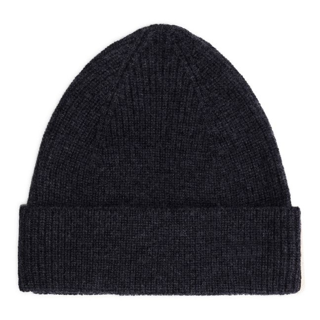 Knitted hat | Charcoal grey