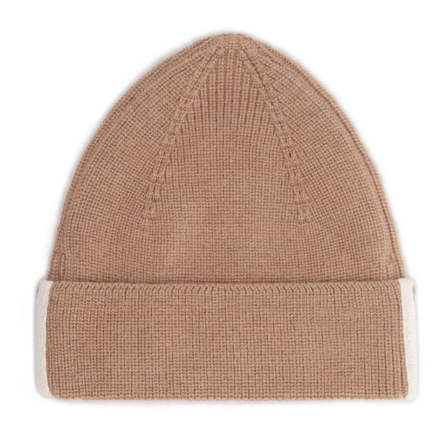 Knitted Beanie | Camel