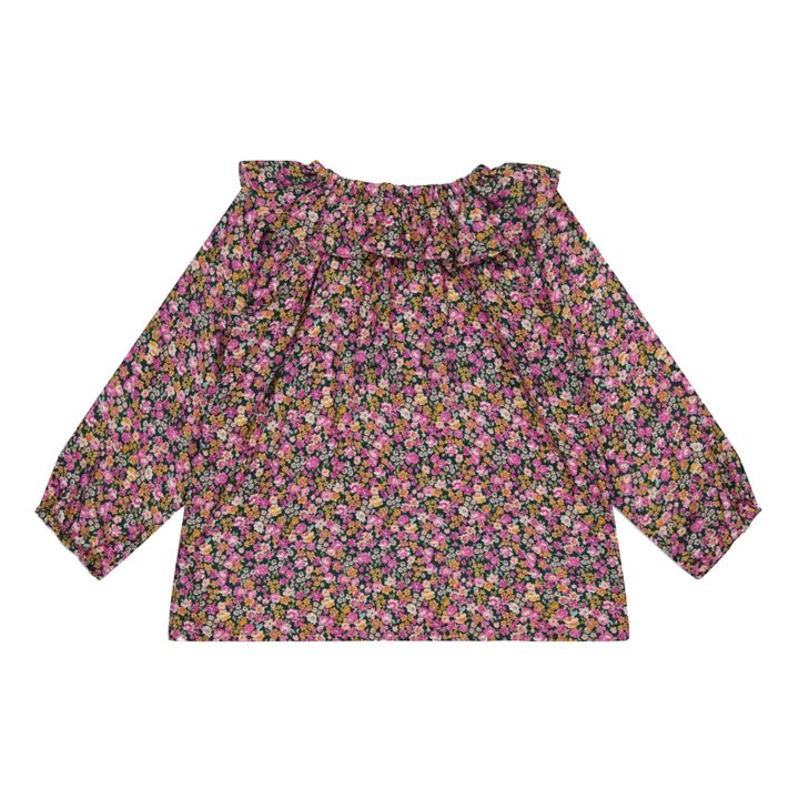Pepette Bluse mit Blumenkragen | Violett- Produktbild Nr. 0