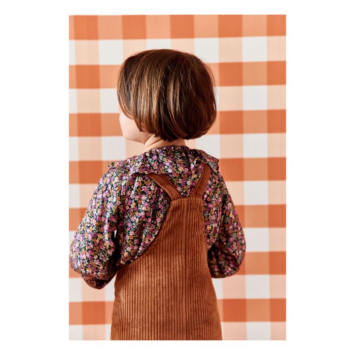 Pepette Bluse mit Blumenkragen | Violett- Produktbild Nr. 2