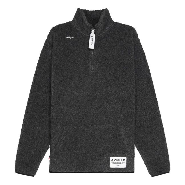 Amplify Recycled Zip Sweat Top | Grey