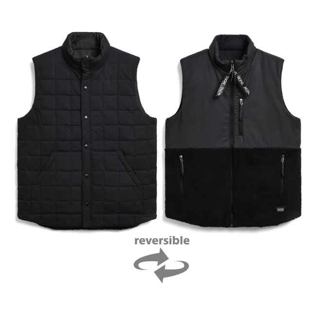 Mountain Unisex Reversible Sleeveless Jacket | Schwarz