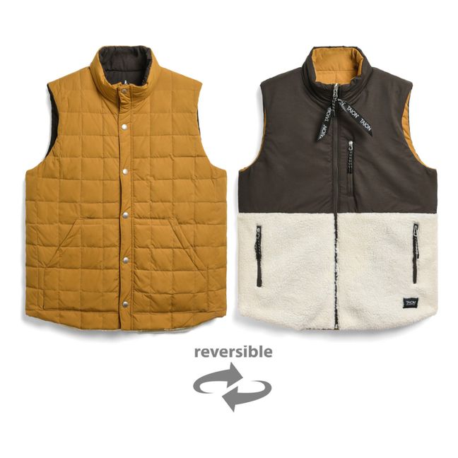Mountain Unisex Reversible Sleeveless Jacket | Kamelbraun