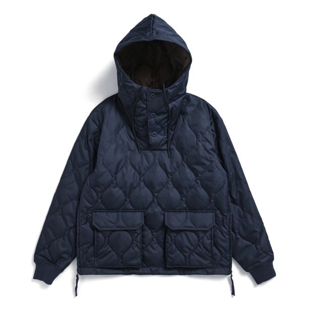 Unisex Military Quilted Breathable Jacket | Navy blue