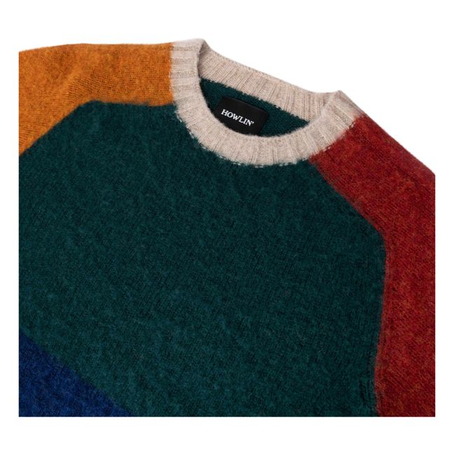 Firecracker Jersey de lana | Verde Oscuro