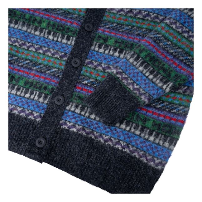 Cardigan Piano World Laine | Bleu