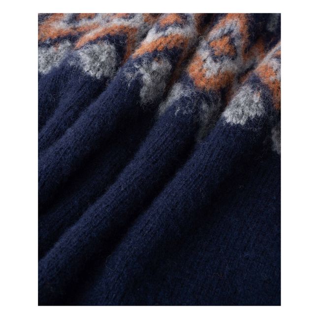 Love on The Rocks Jersey de lana con cuello vuelto | Azul Marino