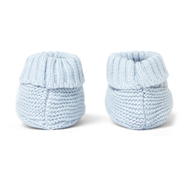 Pantofole in maglia | Blu