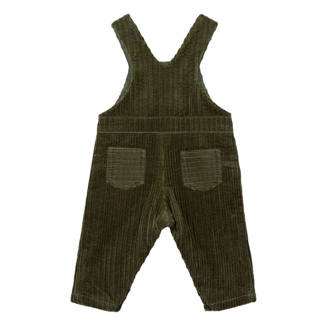 Latzhose aus Cord | Khaki
