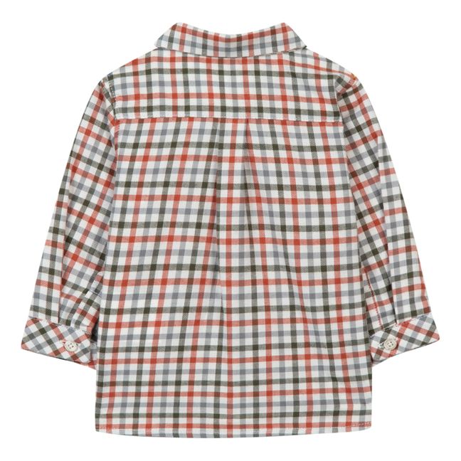 Camicia a quadri | Verde militare
