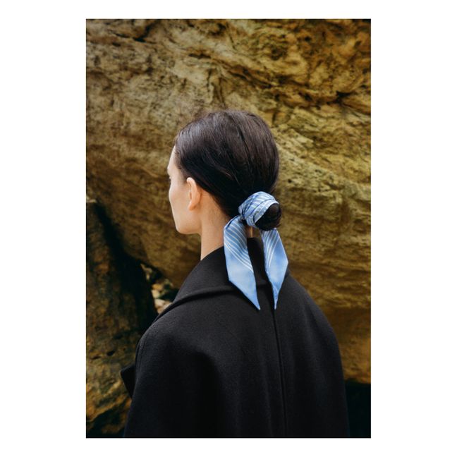 Twilly en Soie | Bleu