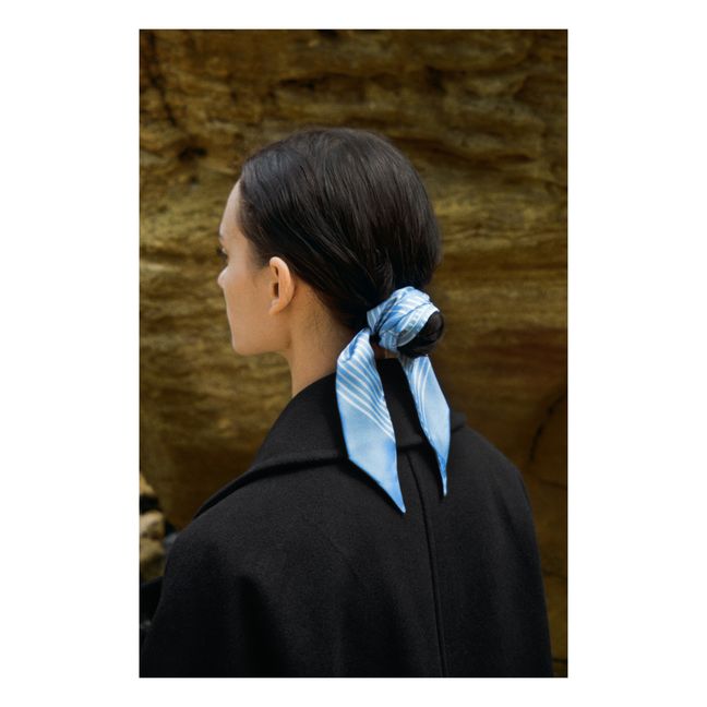 Twilly en Soie | Bleu
