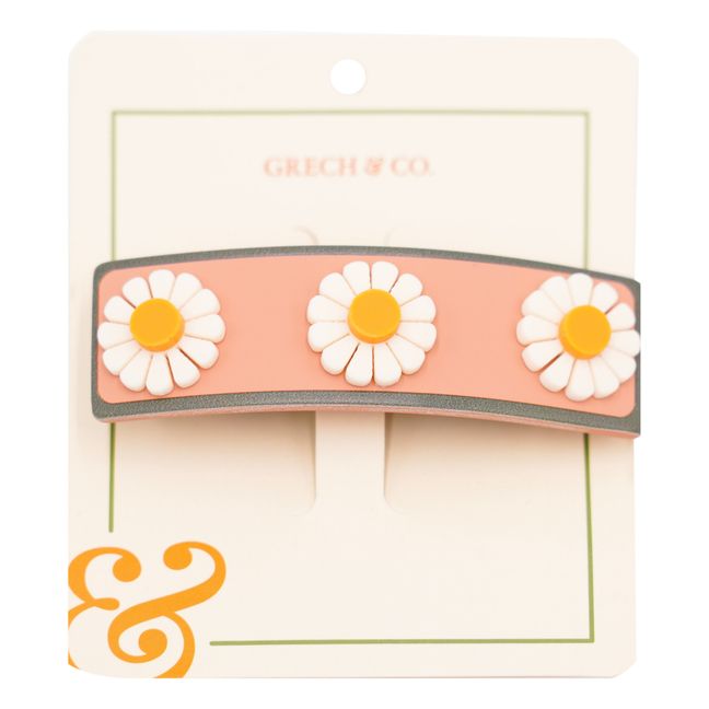 Barrette fleurs | Rose pâle