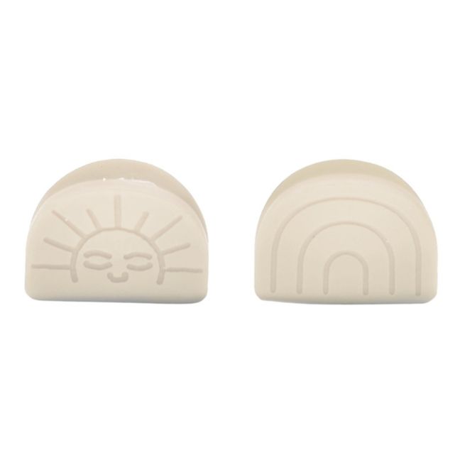 Set de 2 Pinces | Blanc cassé