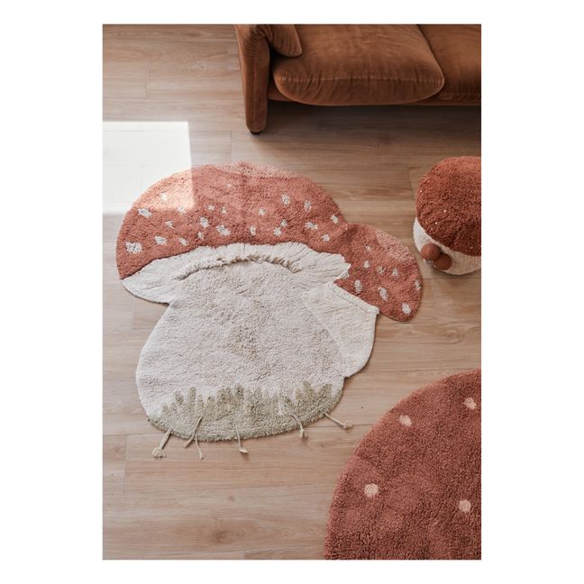 Doing Goods - Floral Bear Rug - Black