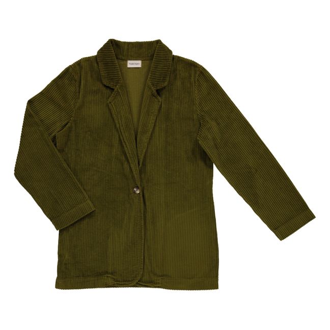 Veste Velours Côtelé Blazer - Collection Adulte  | Vert kaki