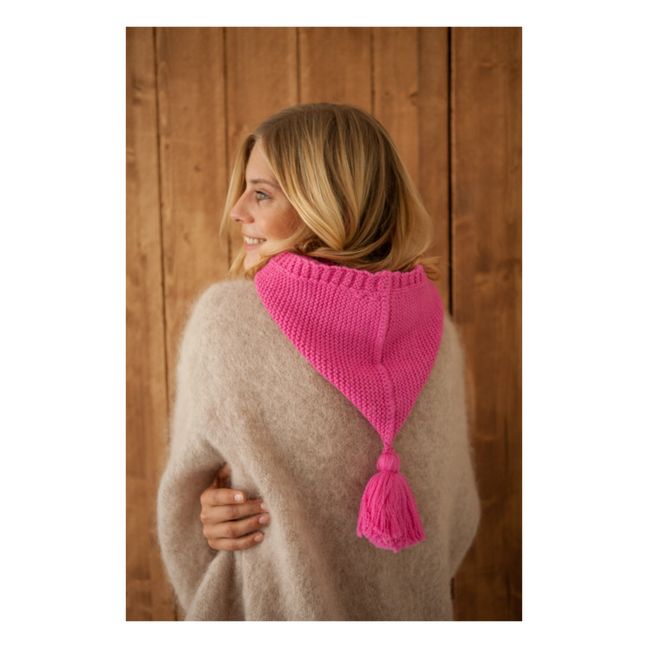 Baby Alpaca Lutin balaclava - Women's collection  | Pink