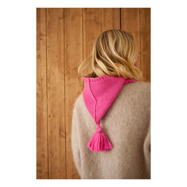 Baby Alpaca Lutin balaclava - Women's collection  | Pink