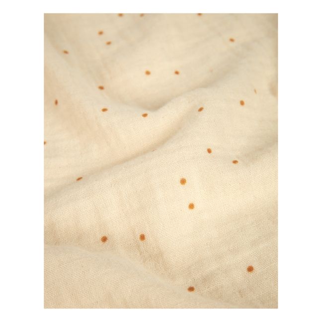 Drap-housse pour berceau Dots | Gingembre