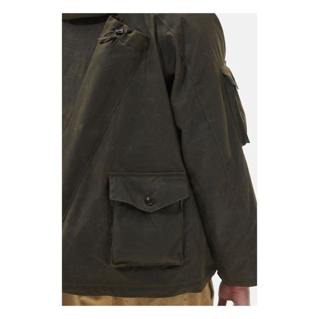 Collaborazione Baracuta x Barbour - Giacca in cera Harvard | Verde oliva