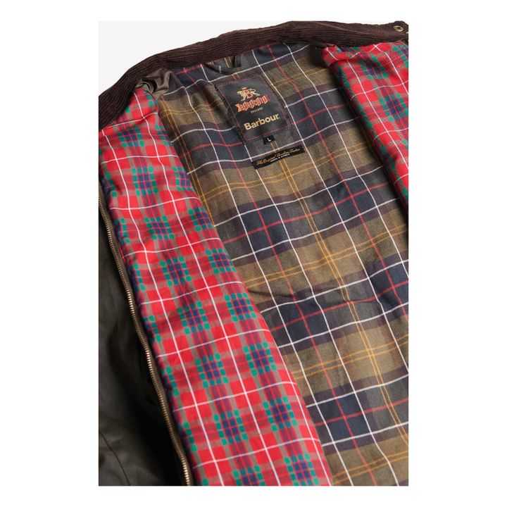Baracuta x Barbour collaboration - Brown Wax Jacket | Olive green- Product image n°8