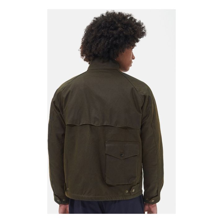 Baracuta x Barbour collaboration - Brown Wax Jacket | Olive green- Product image n°1