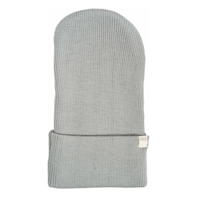 Arvid Merino Ribbed Beanie | Verdigris