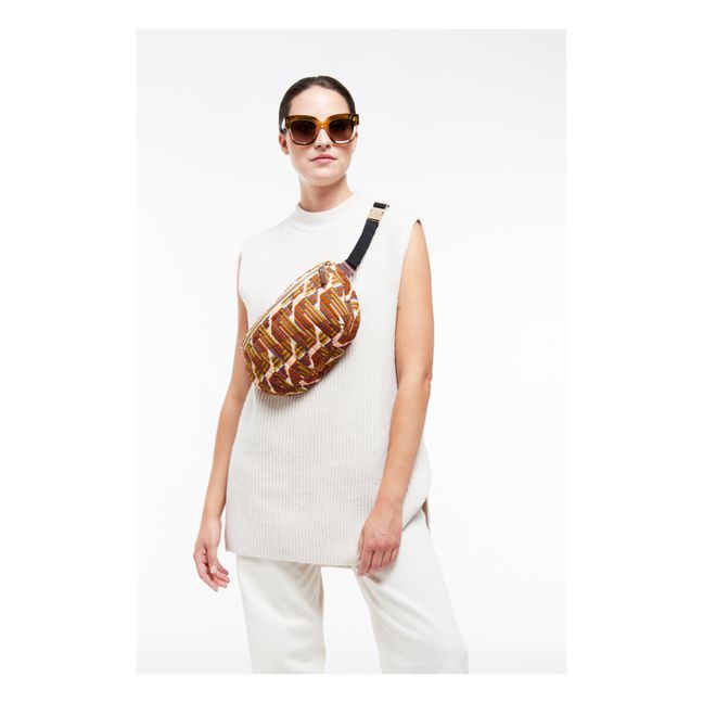 Bolso Chiara Banana de pana | Orange Rouille