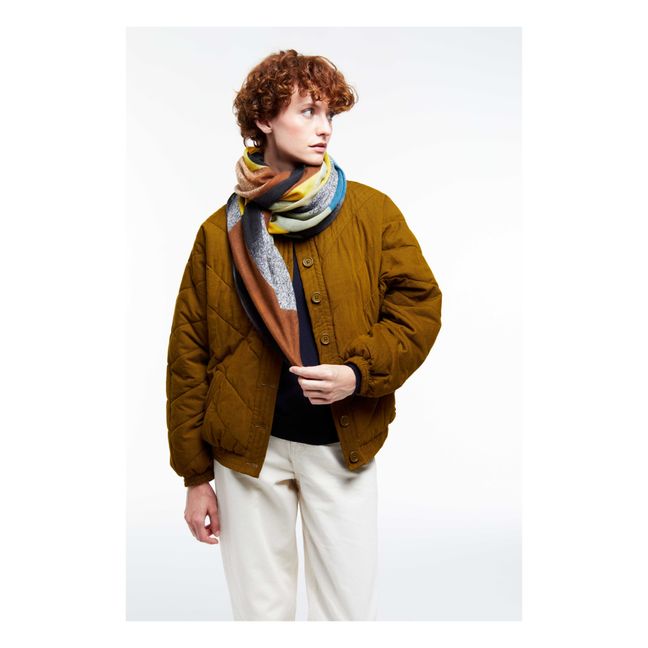 Foulard Diurne Laine | Brun