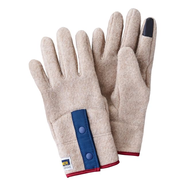 Handschuhe Eco Recycelte Wolle | Kamelbraun