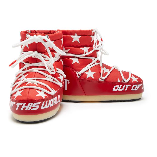 Moon Boot Light Low Stars | Rosso