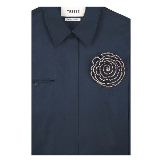 Camisa de almeja | Azul Marino