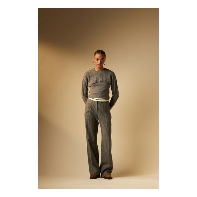 Pull Mapila Laine et Cachemire | Gris