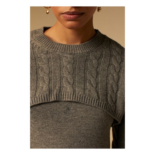 Pull Mapila Laine et Cachemire | Gris