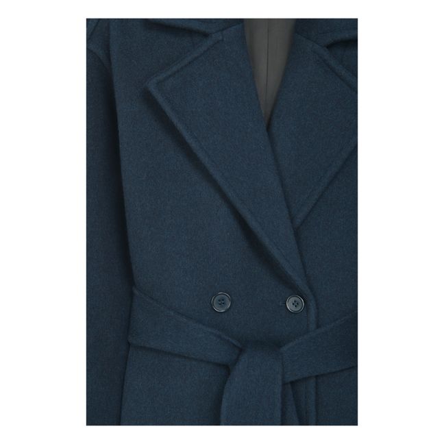 Mantel Dalia Wolle | Navy