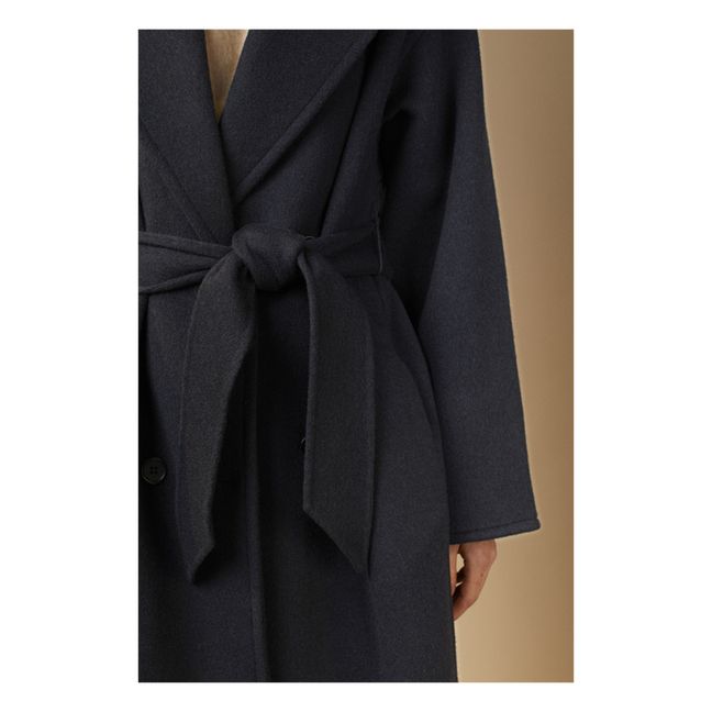 Mantel Dalia Wolle | Navy