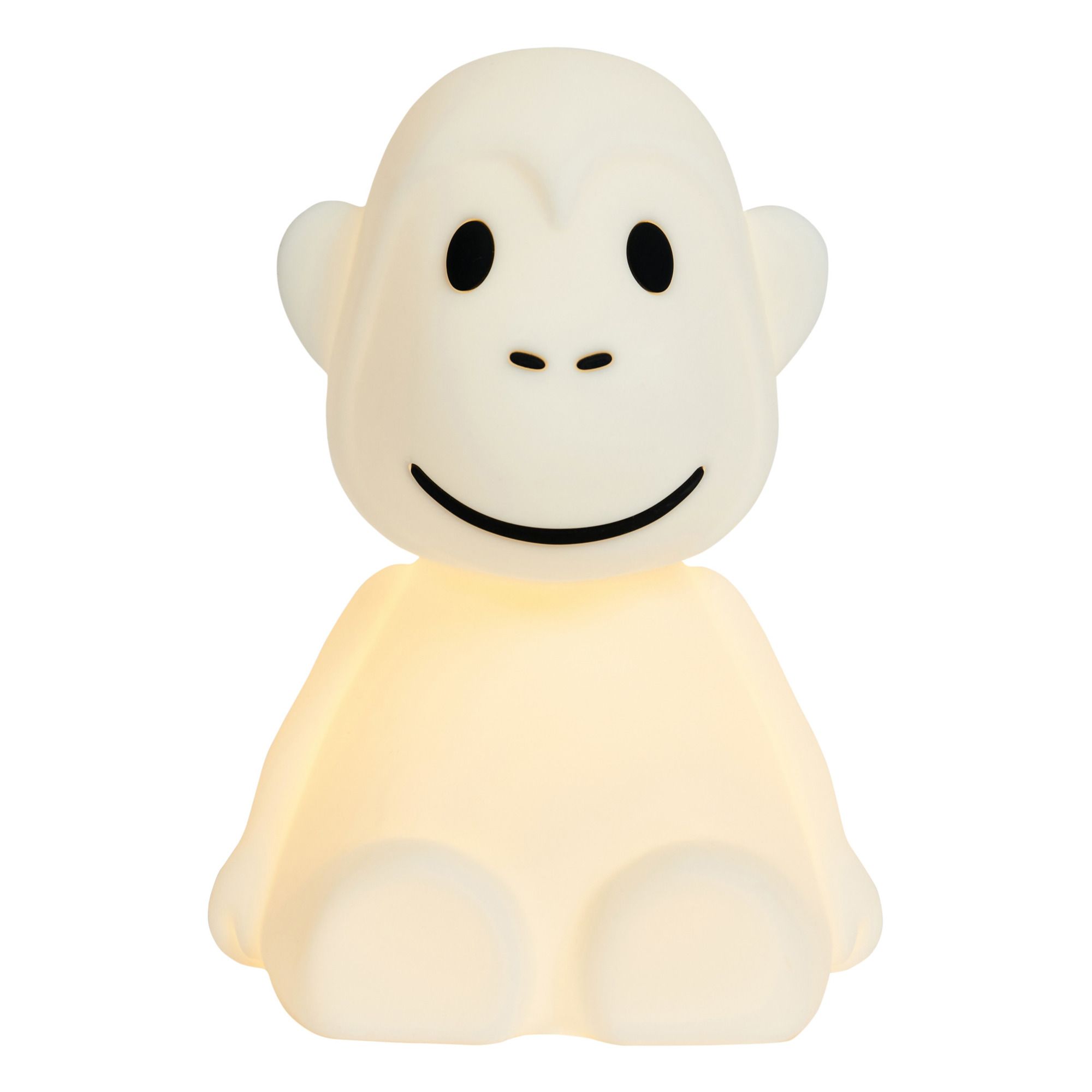 Veilleuse grand ours blanc 16cm silicone - Made in Bébé